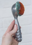 Sundae Collection | Vintage Chunky Ribbed Ice Cream Scoop, Hanging | 02