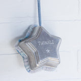 "Twinkle" Star Puff Ornament | Blue 2