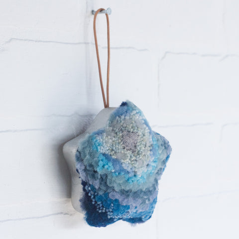 Star Puff Ornament | Blue 3