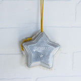"Twinkle" Star Puff Ornament | Yellow 3