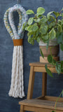 Triple Wrapped Rope Woven Wall Hanging | Made with Puff Scrap Fibers