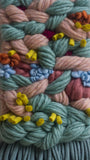 Woven Wall Hanging | Vintage-y Floral