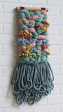 Woven Wall Hanging | Vintage-y Floral