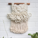 CLOUD 10 COLLECTION: All White Cloud | Woven Wall Hanging