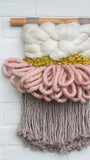 CLOUD 10 COLLECTION: Beige + Blush Cloud | Woven Wall Hanging