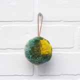 Green Mini Puff | Ornament or Everyday Art