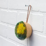 Green Mini Puff | Ornament or Everyday Art