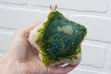 Green Star Puff | Ornament or Everyday Art