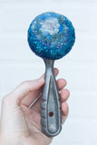 Puff Fiber Sculpture in Vintage, Ribbed Scoop | Icy Blue