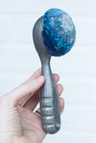 Puff Fiber Sculpture in Vintage, Ribbed Scoop | Icy Blue