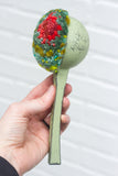 Oversized Ice Cream Scoop Puff | Neon Watermelon