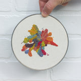 Embroidered Hoop Art | Firework
