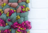 Woven Wall Hanging | Berry + Green