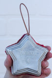 TWINKLE Star Puff Ornament | Red + White (14)