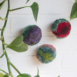 Puff Trio | Mini Puff Set in Berry + Purple + Green