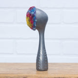 Polka Dot Scoop Puff Sculpture | Rainbow