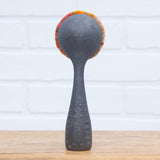 Polka Dot Scoop Puff Sculpture | Green + Orange