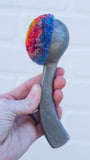 Ice Cream Scoop Puff, Arched | Rainbow