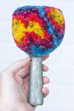 Vintage Ice Scraper/Scoop Puff Sculpture | Rainbow