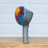 Vintage Ice Scraper/Scoop Puff Sculpture | Rainbow
