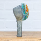 Vintage Ice Scraper/Scoop Puff Sculpture | Orange + Mint
