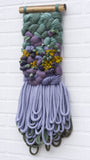 Wisteria I | Textured Woven Wall Hanging