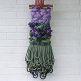 Wisteria II | Textured Woven Wall Hanging