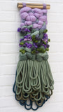 Wisteria II | Textured Woven Wall Hanging